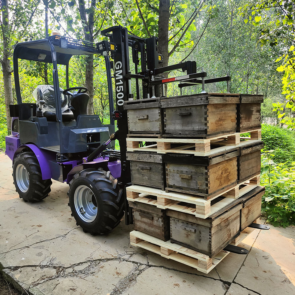 GM1500 Apiary Working Off-road Forklift Truck with Lifting Capacity 1500kgs/3300lbs