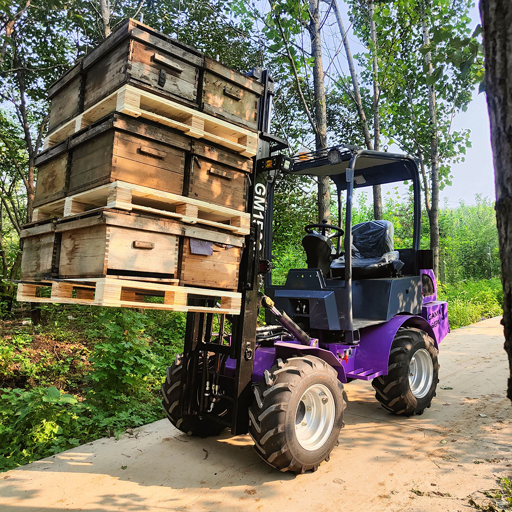 GM1500 Apiary Working Off-road Forklift Truck with Lifting Capacity 1500kgs